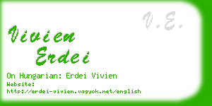 vivien erdei business card